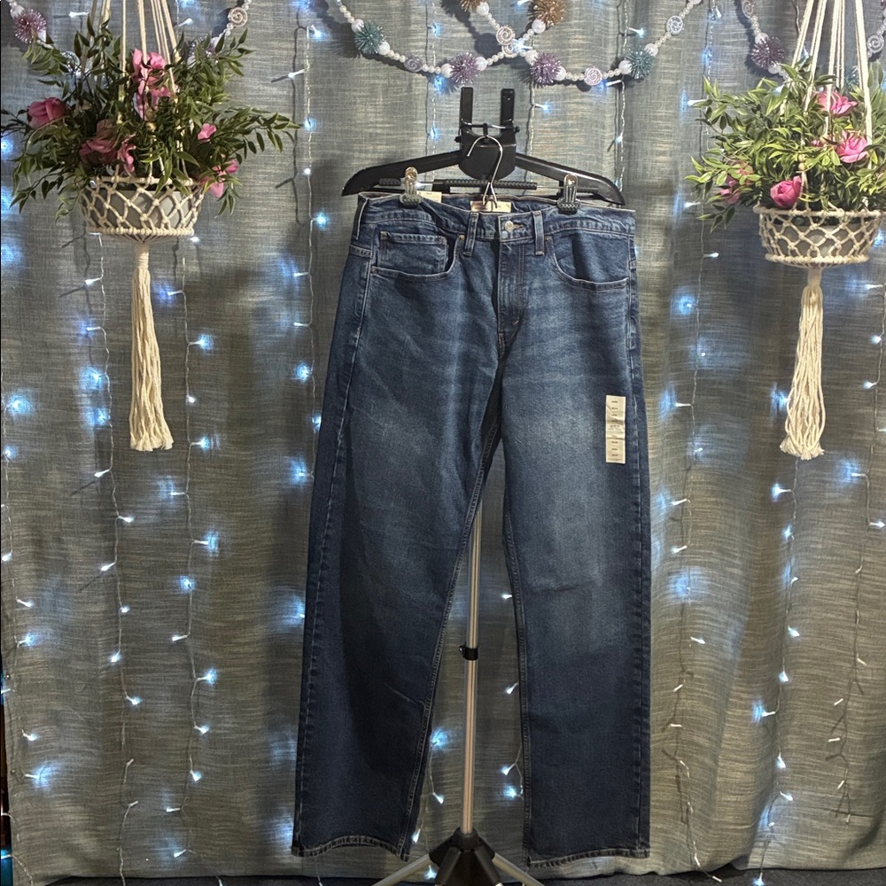 🚚 Ships FREE - Signature by Levi Strauss Men's Dark Denim Jeans NWT